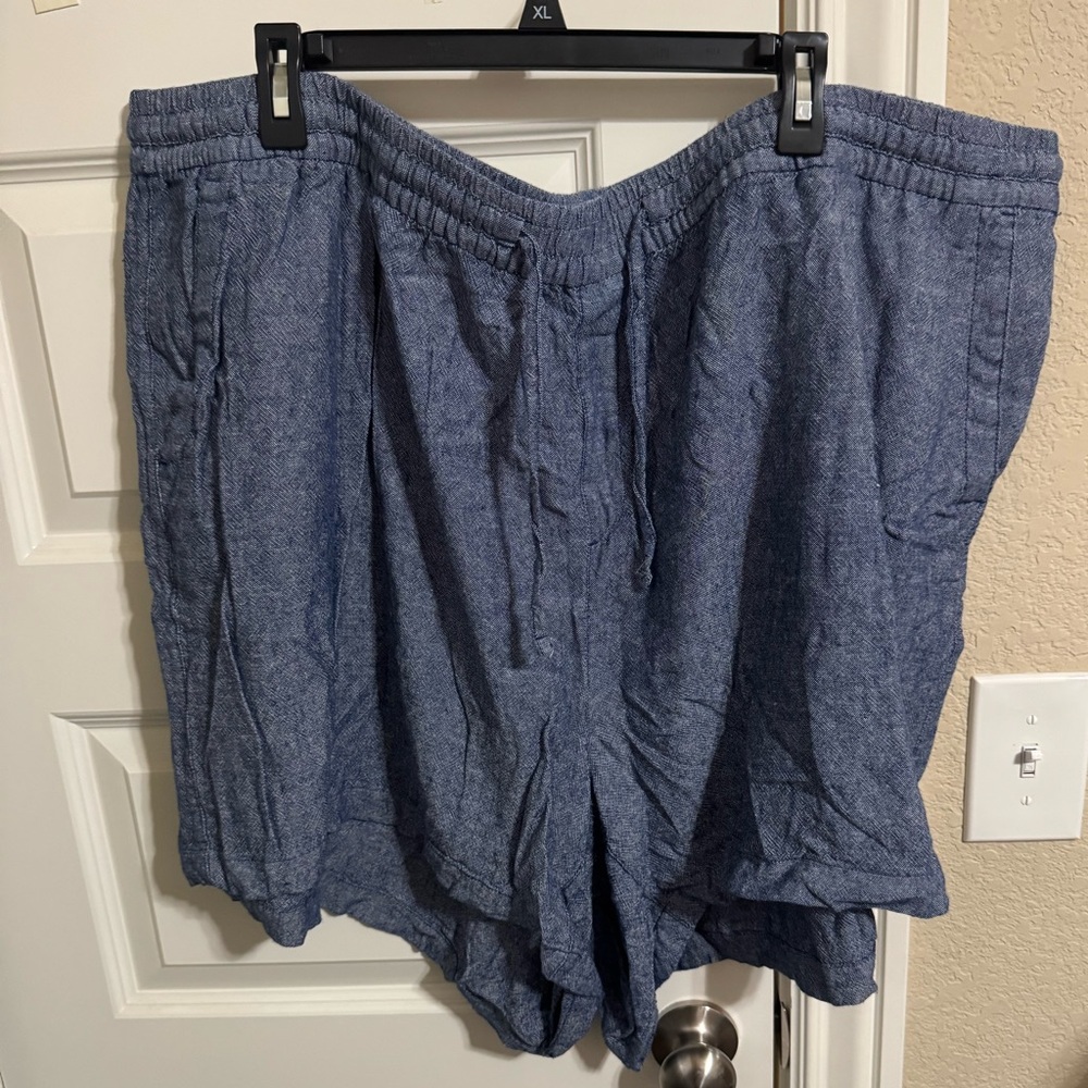 Chambray shorts